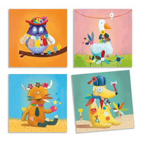 Djeco Animals Create With Stickers