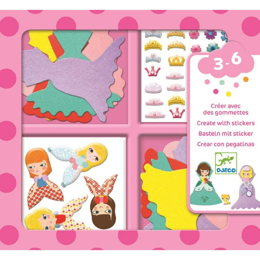 Djeco I Love Princesses Stickers