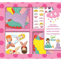 Djeco I Love Princesses Stickers