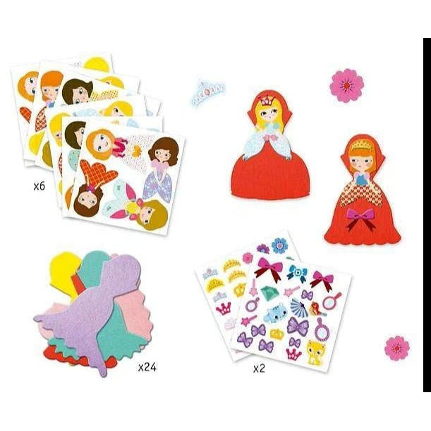 Djeco I Love Princesses Stickers