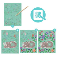 Djeco Encounters Scratch Cards