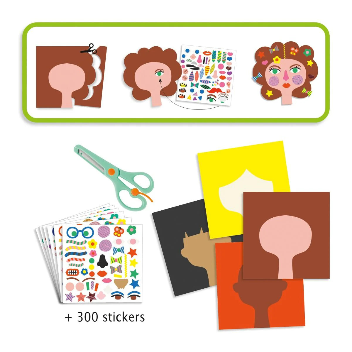 Djeco Stickers/Hairdresser
