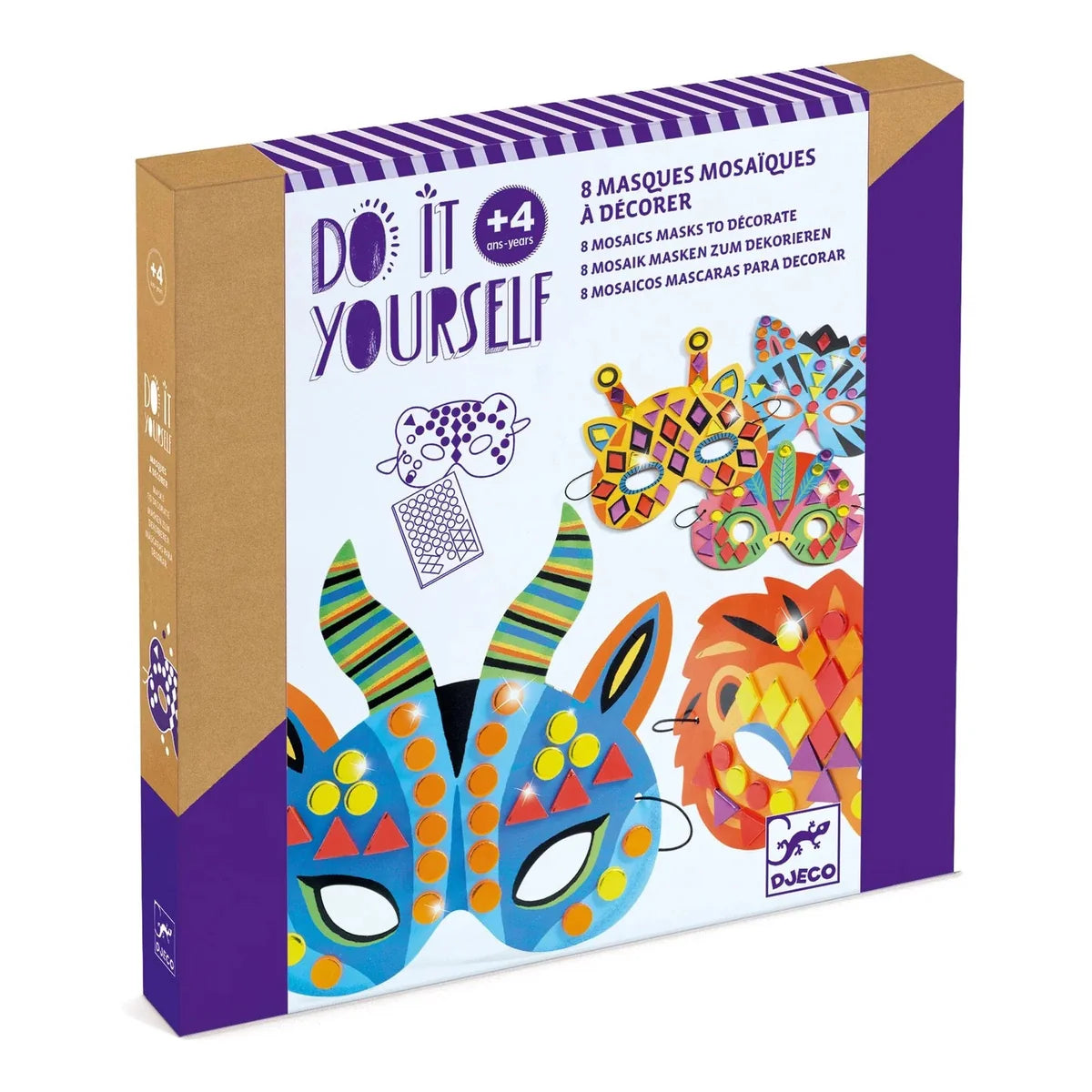 Djeco Animal Masks To Decorate