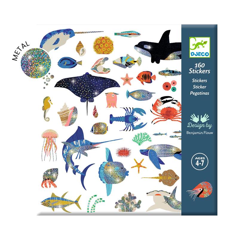 Djeco Sea Animals Stickers