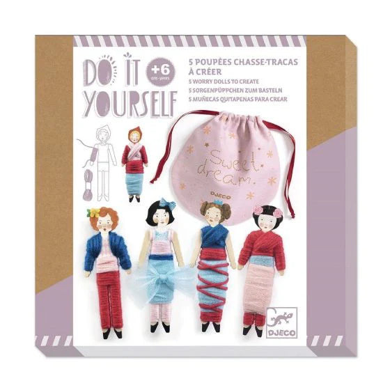 Djeco Sweet Night: 5 Worry Dolls To Create