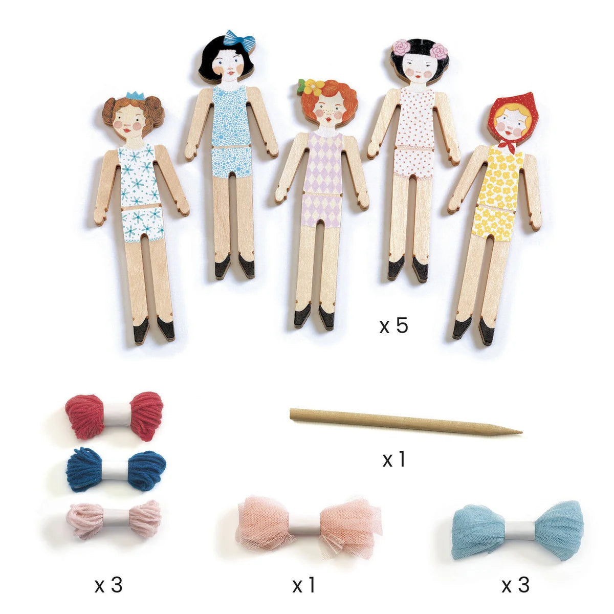 Djeco Sweet Night: 5 Worry Dolls To Create