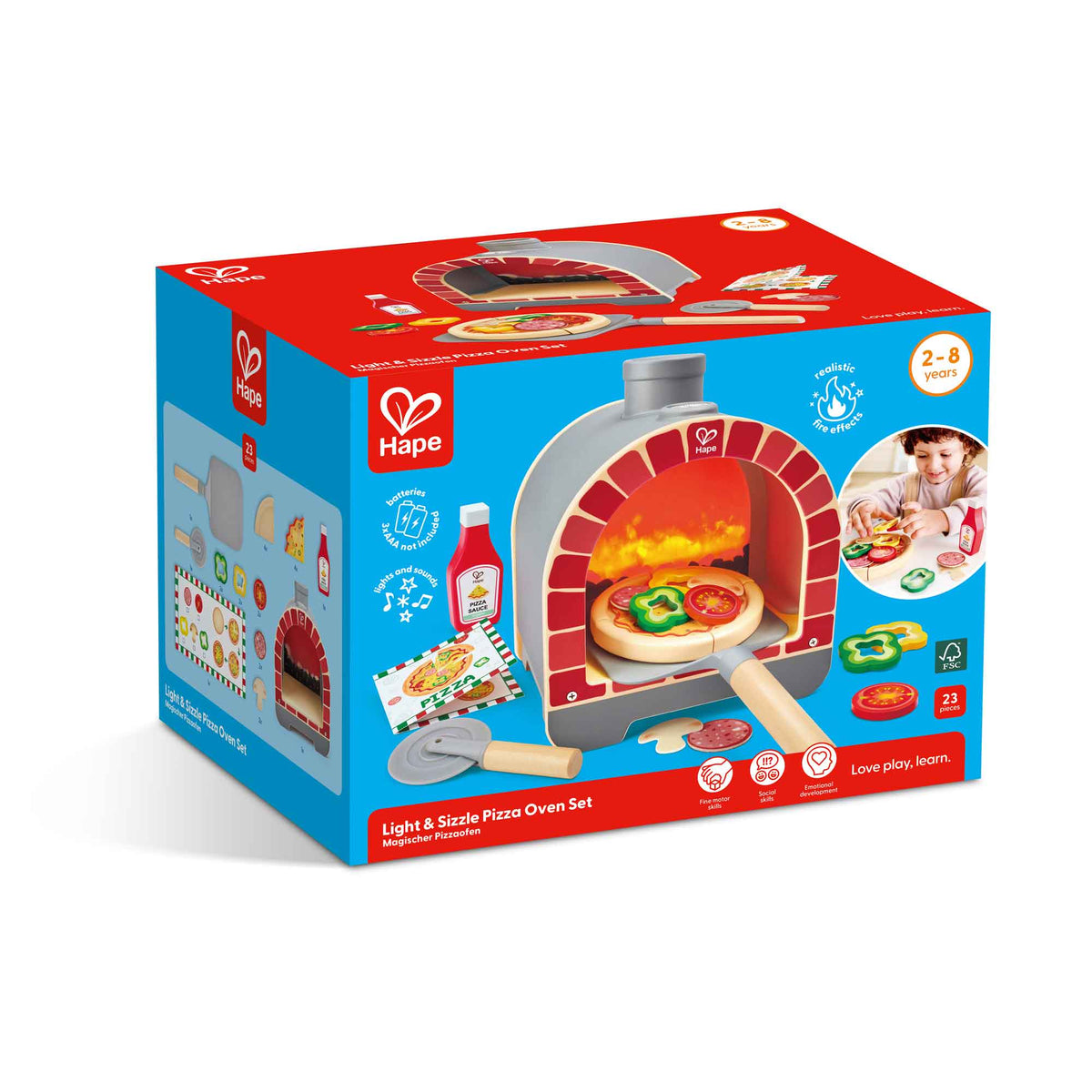 Hape Light & Sizzle Pizza Oven Set