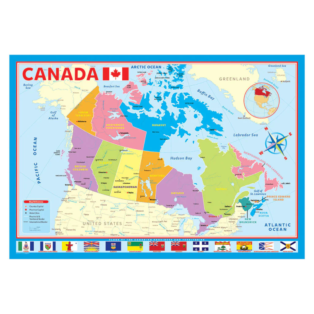 Eurographics Map Of Canada 200 Piece
