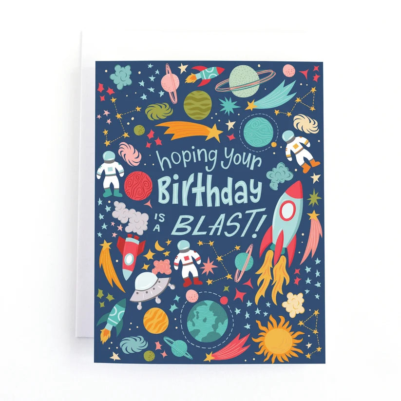 Hoping Your Birthday Is A Blast! Birthday Card