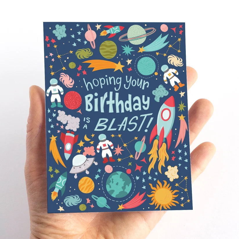 Hoping Your Birthday Is A Blast! Birthday Card