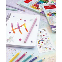 Faber-Castell Unicorn Edition Colour Grip Pencils 10 Pack + 3