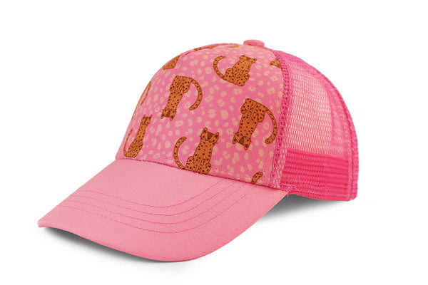 FlapJackKids Leopard Kids Printed Ball Cap 2-4 Years