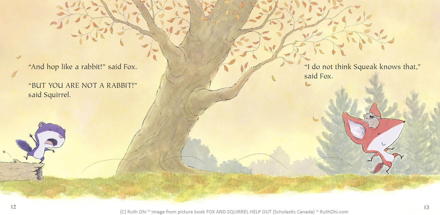 Fox & Squirrel Help Out