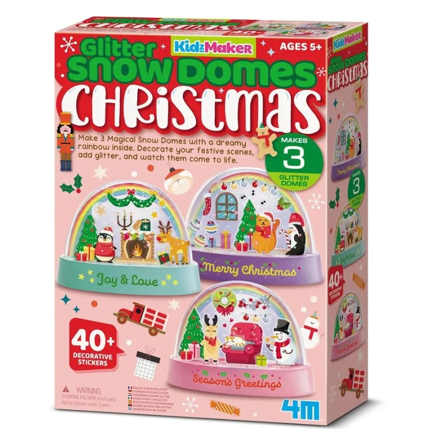 4M Christmas Snow Domes