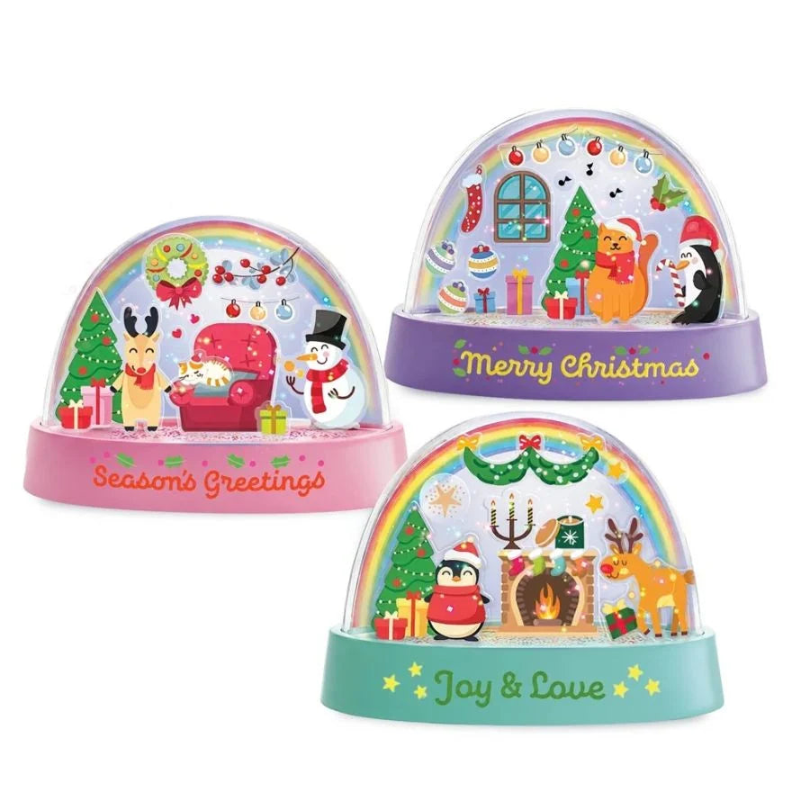 4M Christmas Snow Domes