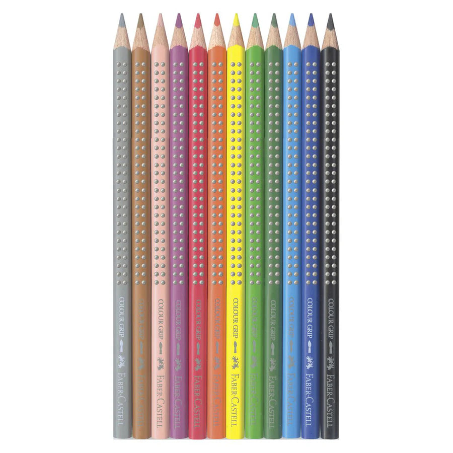 Faber-Castell Grip Watercolour Eco pencils Box Of 12
