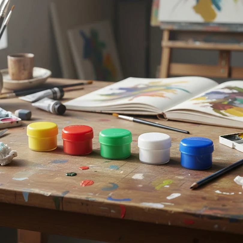 Faber-Castell Little Creatives Super Washable Tempera Paints 6CT