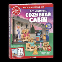 KLUTZ DIY Minature Cozy Bear Cabin