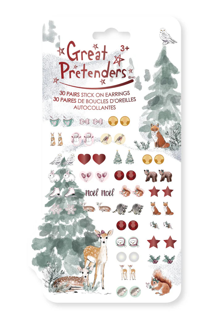 Great Pretenders Woodland Fawn Sticker Earrings 30 Pairs