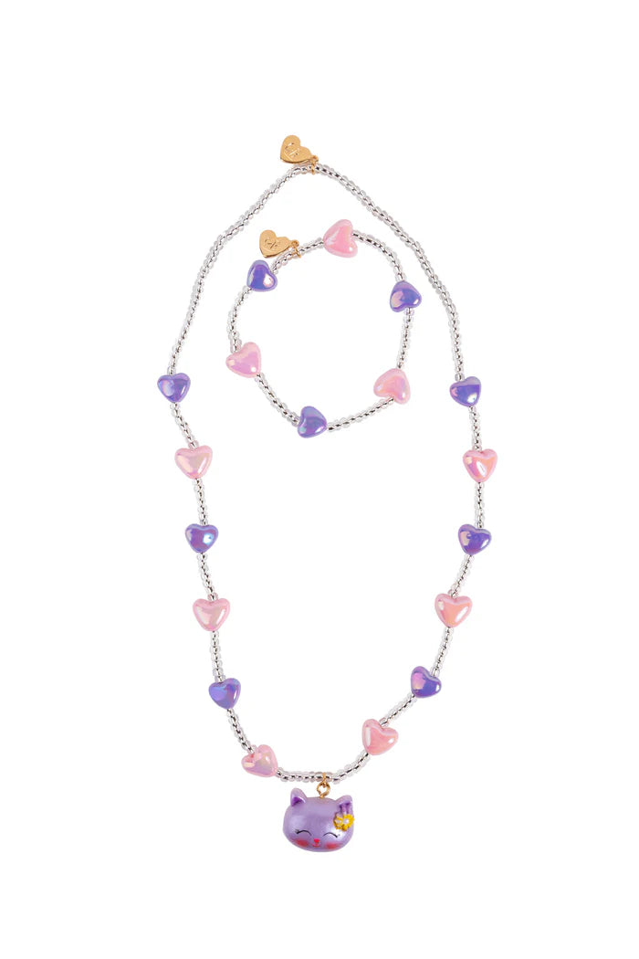 Great Pretenders Lovely Kitty Necklace & Bracelet Set