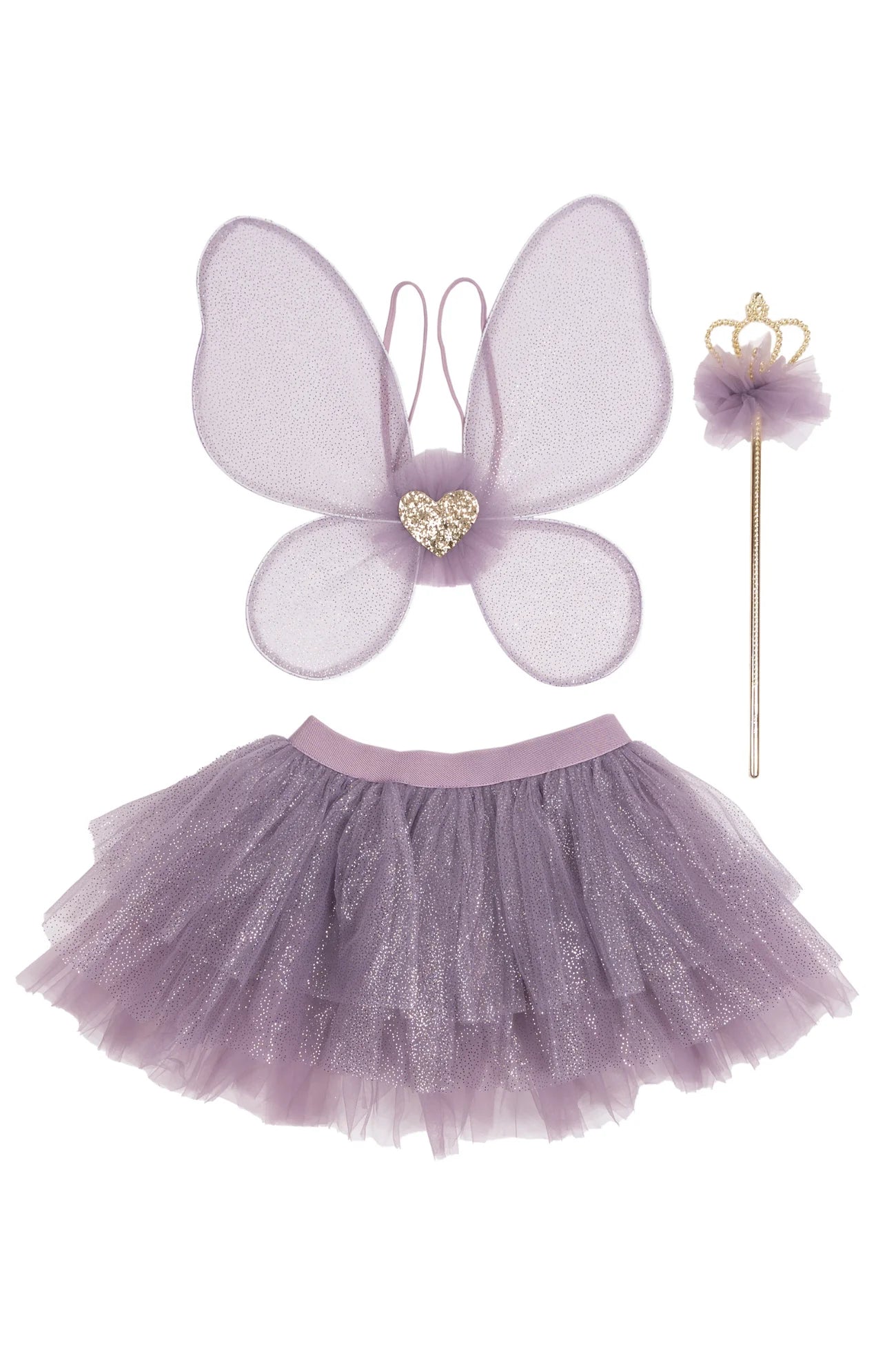 Great Pretenders Royal Fairy Princess Skirt Set, Purple