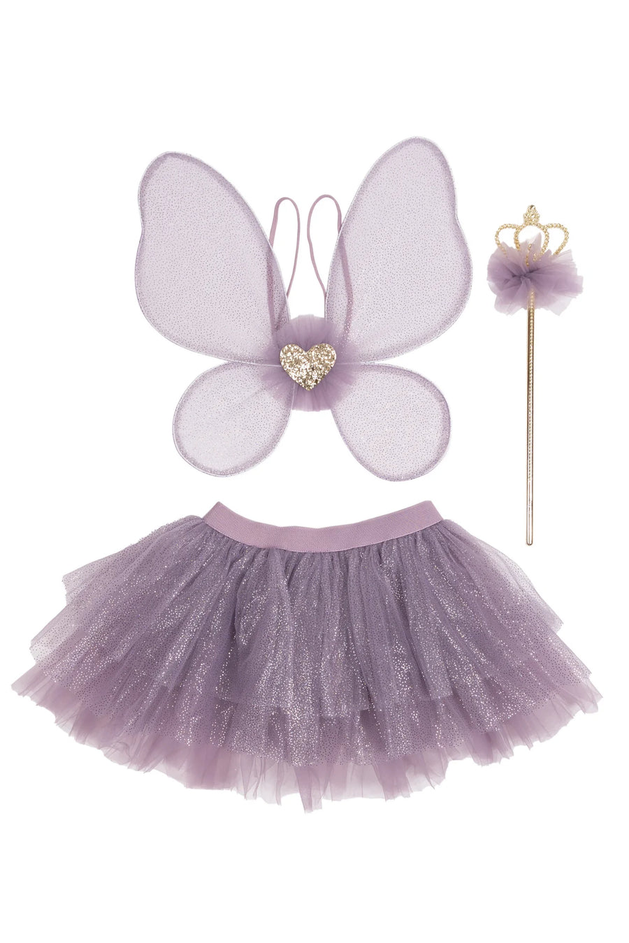 Great Pretenders Royal Fairy Princess Skirt Set, Purple