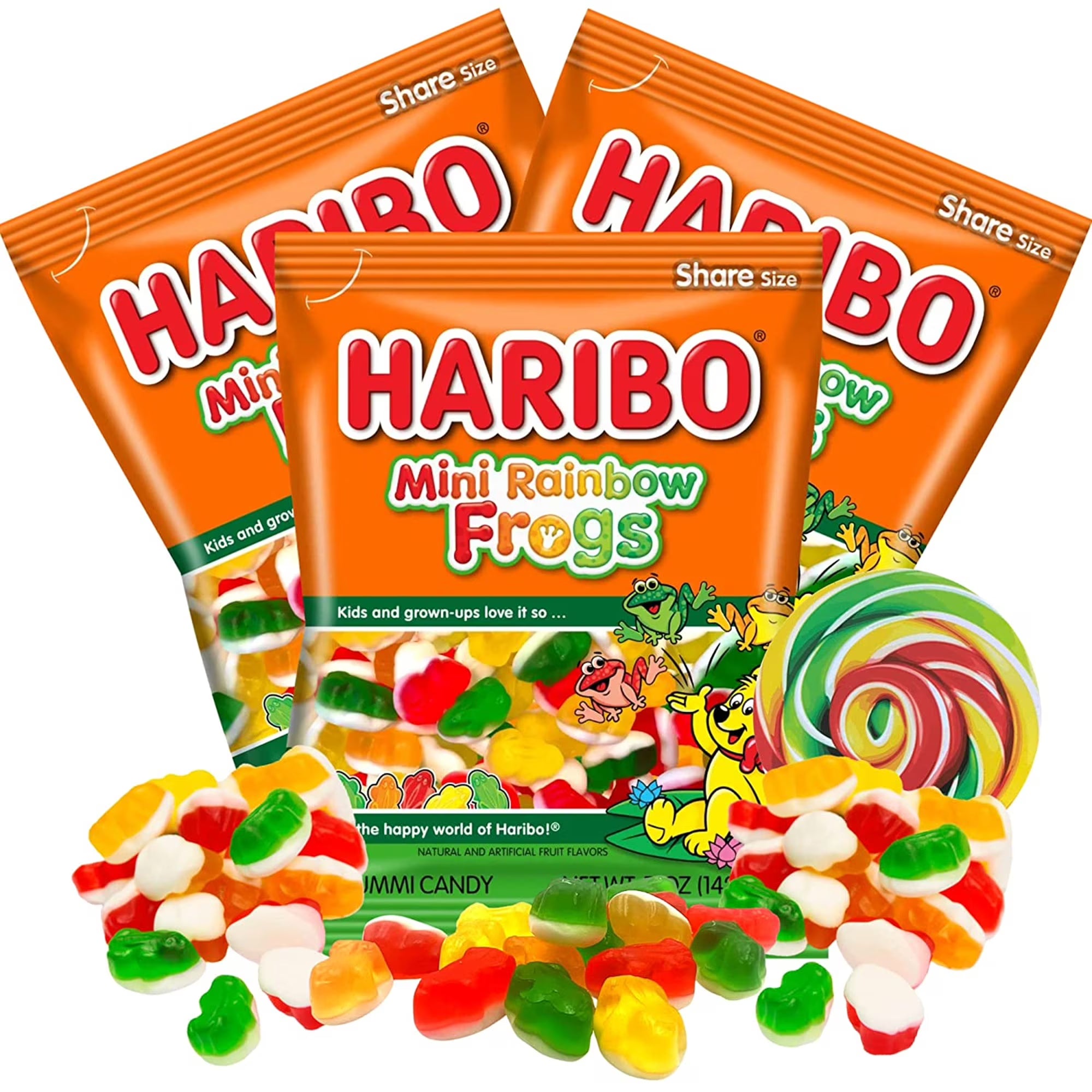 Haribo Mini Rainbow Frogs 142g