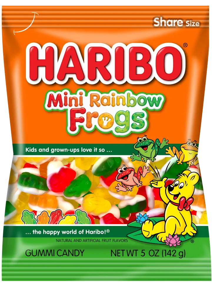 Haribo Mini Rainbow Frogs 142g