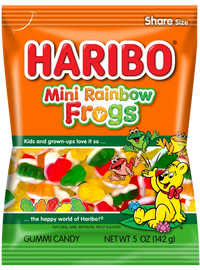 Haribo Mini Rainbow Frogs 142g