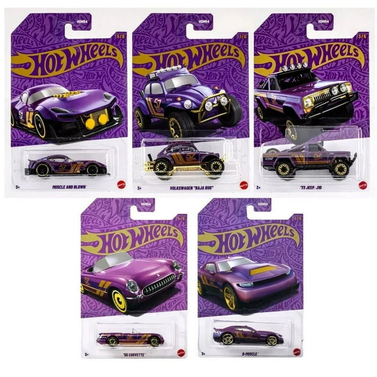 Hot Wheels Pearl & Chrome Theme Assorted