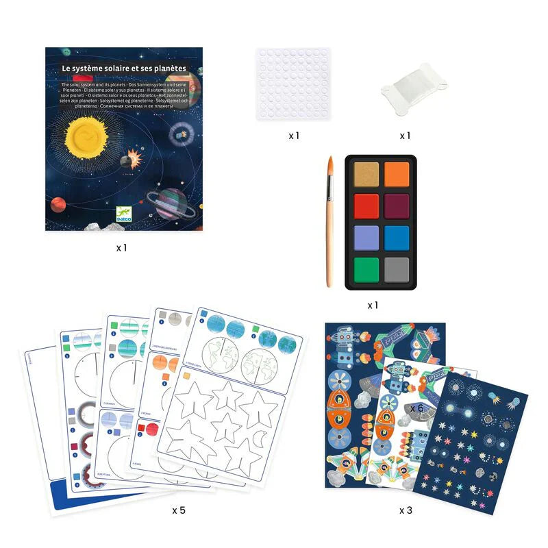 Djeco Solar System: Mobile To Paint