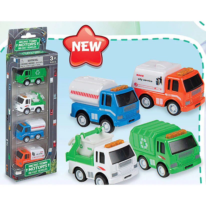 Micro Town Motors City Trucks