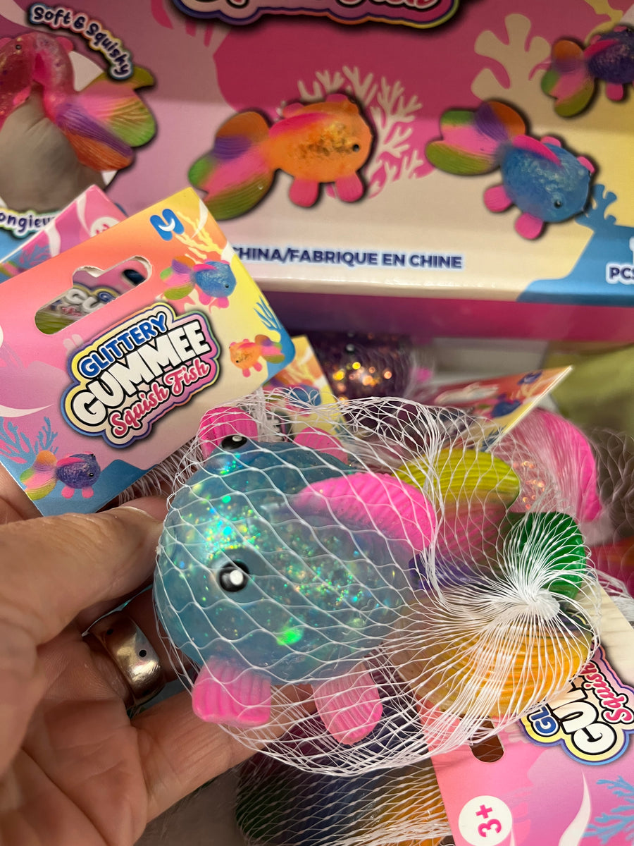 Gummee Glitter Squish Fish