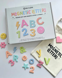 Cherrypick Soft Foam Magnetic Letters - Pastel Rainbow
