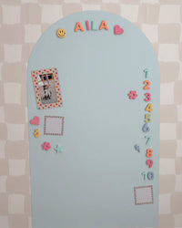 Cherry Pick Blue Arch Magnetic Wall Decal