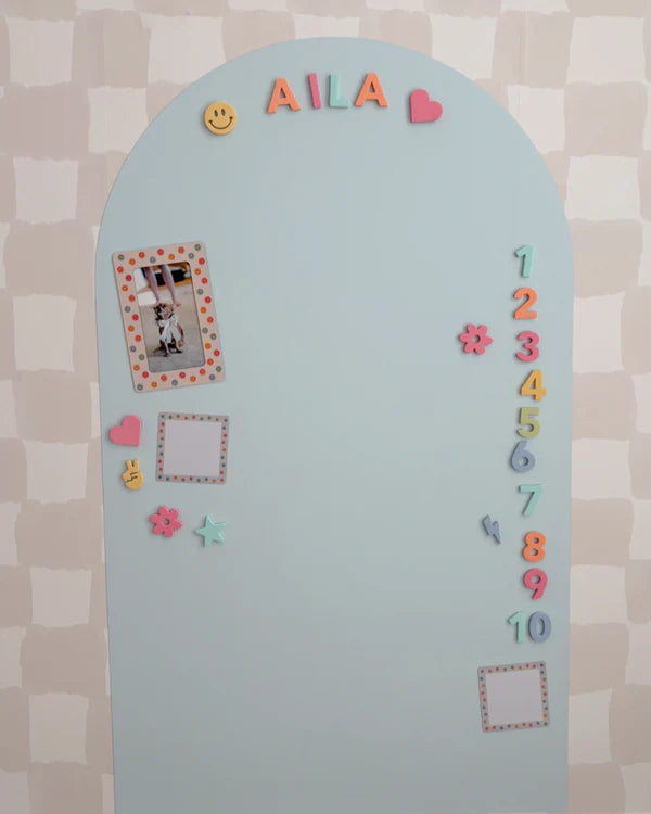 Cherry Pick Blue Arch Magnetic Wall Decal