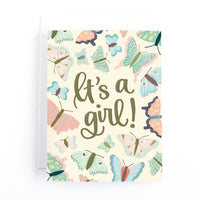 It's A Girl! Baby Card