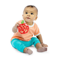 Bright Starts Apple Hold My Own Easy-Grasp Teether Toy