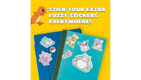 KLUTZ Pokemon Colour Your Own Fuzzy Stickers