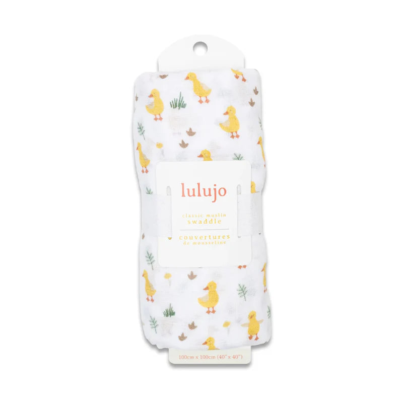 Mary Meyer Ducks Swaddle Muslin Cotton Blankets