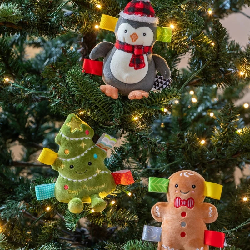 Mary Meyer Holiday Taggies Merry Mingle Rattle Assorted