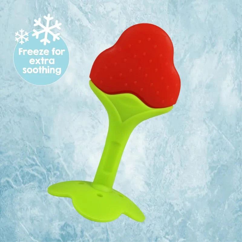 RaZbaby Fruitique Silicone Teether Set  3 pack - 3mths+
