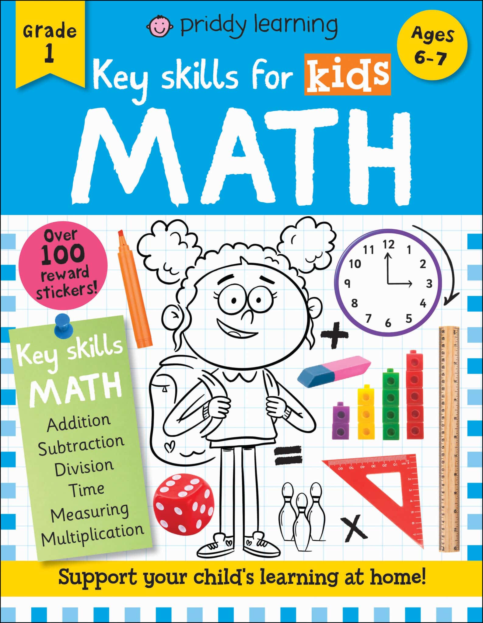Priddy Books Key Skills For Kids: Math Age 6-7