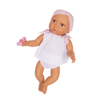 Lullababy White & Pink Outfit Baby Doll