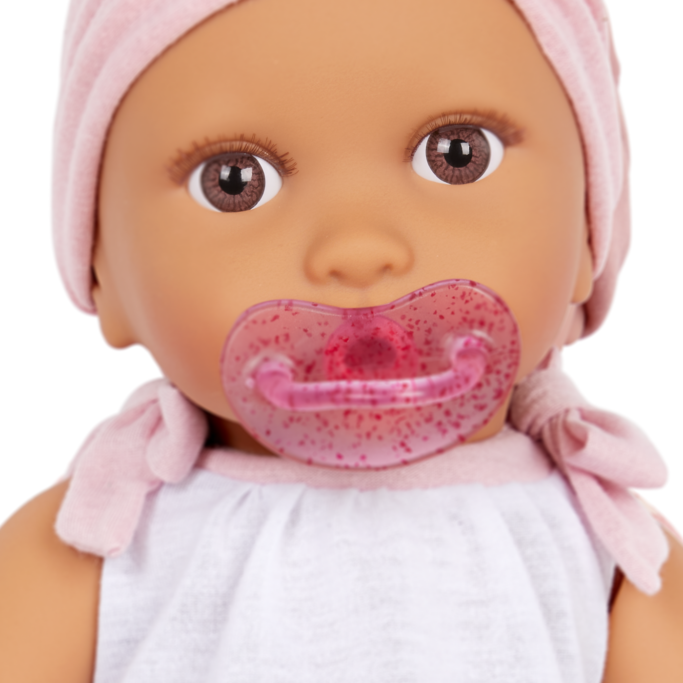 Lullababy White & Pink Outfit Baby Doll