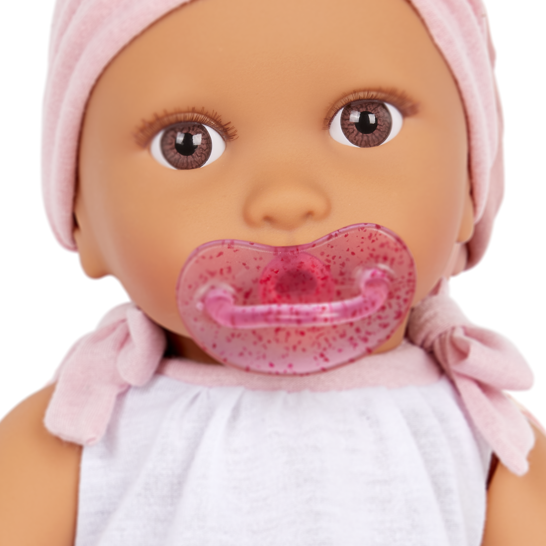 Lullababy White & Pink Outfit Baby Doll