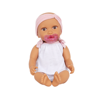 Lullababy White & Pink Outfit Baby Doll