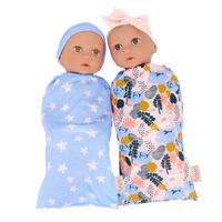 LullaBaby Twin Newborn Dolls with Sleeping Bags