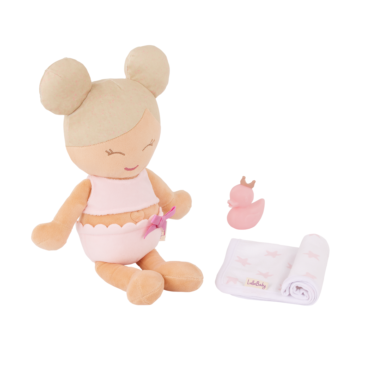 LullaBaby Plush Bath Doll Girl