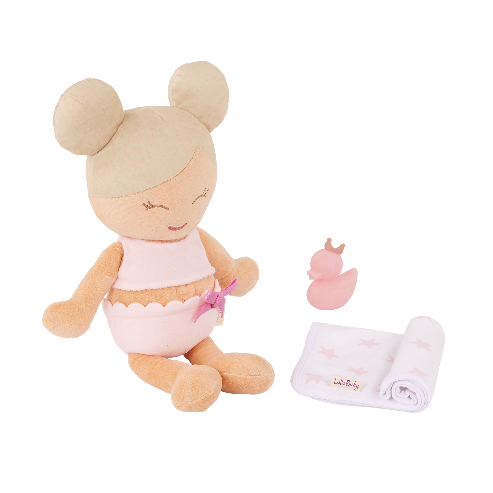 LullaBaby Plush Bath Doll Girl